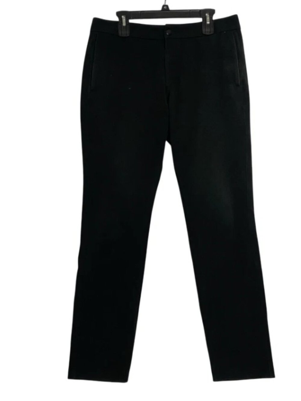 Lululemon Athletica Mens Black Casual Dress Athletic Fit Chino Pants Size 34 33
